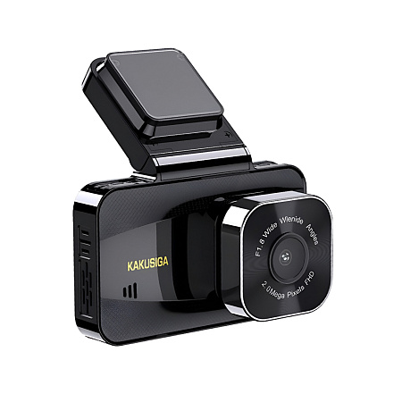 KAKU Smart Dash Cam KSC-1132, Full HD, 3-inch IPS Screen with Rear Camera, Black