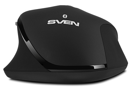 Wireless Mouse SVEN RX-590SW, 800-1600 dpi, 7 buttons, Ergonomic, Silent, Soft-touch, 95g., 400 mAh,