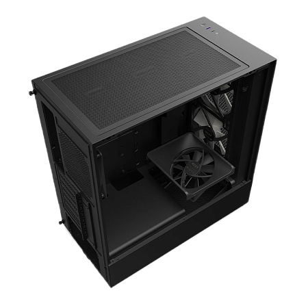 Case ATX NZXT H5 Flow RGB, 2x140mm RGB & 2x120mm, Front Mesh, Tempered Glass, Dust Filter, 1xUSB 3.2