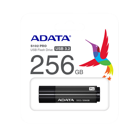 USB Flash накопитель ADATA S102 Pro, 256Гб, Серый