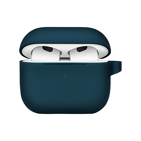 Uniq Case Silicon Nautical for AirPods 3rd Gen, Blue Uniq Case Silicon Nautical for AirPods 3rd Gen, Blue