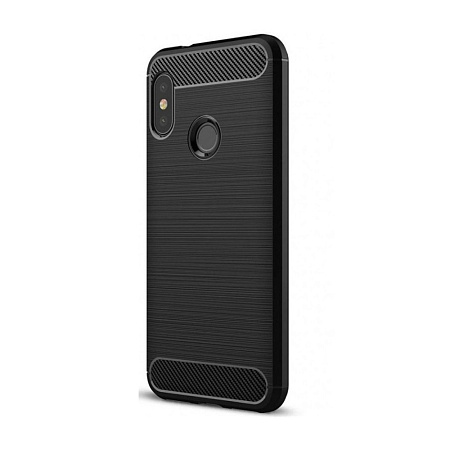 Helmet Case Carbon Xiaomi Mi A2 Lite, Black