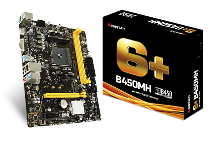Biostar B450MH, Socket AM4, AMD B450, Dual 2xDDR4-3200, APU AMD graphics, VGA, HDMI, 1xPCIe X16, 4xSATA3, RAID, 1x M.2, 2xPCIe X1, ALC887 HDA, GbE LAN,процессоры ,оперативная память, ssd, M2, hdd, кейсы