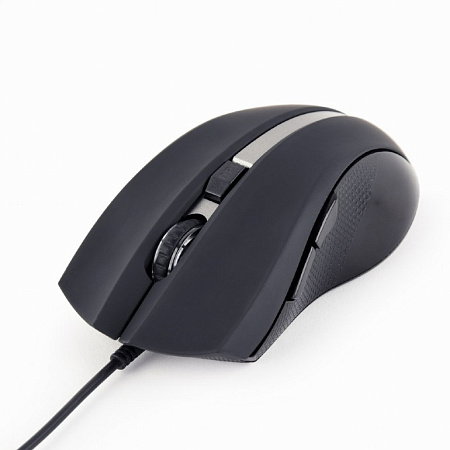 Mouse Gembird MUS-GU-02, Laser, 800-2400 dpi, 6 buttons, Ambidextrous, Black, USB