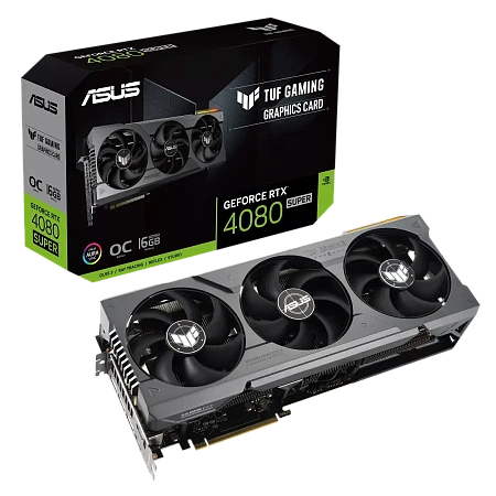 Видеокарта ASUS TUF-RTX4080S-O16GGAMING, 16GB GDDR6X 256бит Видеокарта ASUS TUF-RTX4080S-O16GGAMING, 16GB GDDR6X 256бит