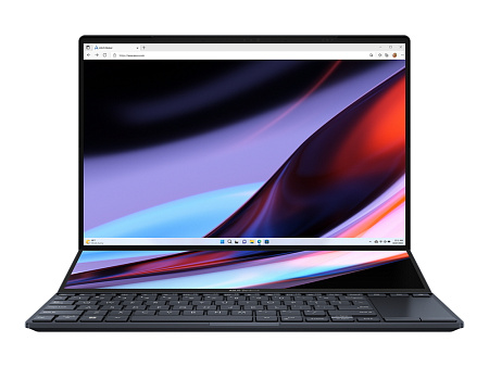 Ноутбук 14,5" ASUS Zenbook Pro 14 Duo OLED UX8402VU, Tech Black, Intel Core i7-13700H, 16Гб/1024Гб, Windows 11 Home
