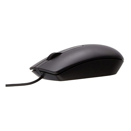 Mouse Dell MS116, Optical, 1000dpi, 3 buttons, Ambidextrous, Black, USB