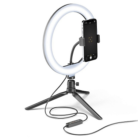 Кольцевая лампа Cellularline Selfie Ring Multicolor - Universale, Чёрный