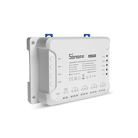 Sonoff Wi-Fi 4-Gang Smart Switch with RF Control 4CHPROR3 Sonoff Wi-Fi 4-Gang Smart Switch with RF Control 4CHPROR3