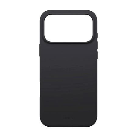 Uniq Case for iPhone 17 Pro (2025) 6.3 Hybrid Magclick Lino, Charcoal Grey