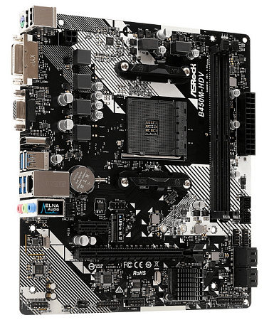 MB AM4 ASRock B450M-HDV R4.0 mATX MB AM4 ASRock B450M-HDV R4.0 mATX