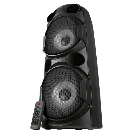 Partybox SVEN "PS-750" 80w, Black, Bluetooth, TWS, Bluetooth, FM, USB, microSD, 2x4400mA*h