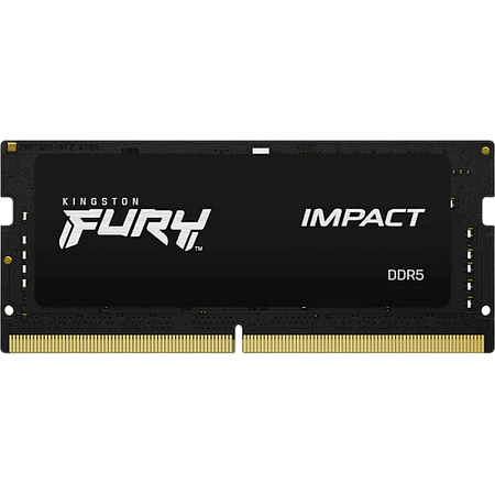 32GB DDR5-5600MHz SODIMM Kingston FURY Impact (Kit of 2x16GB) (KF556S40IBK2-32), CL40, 1.25V, Black