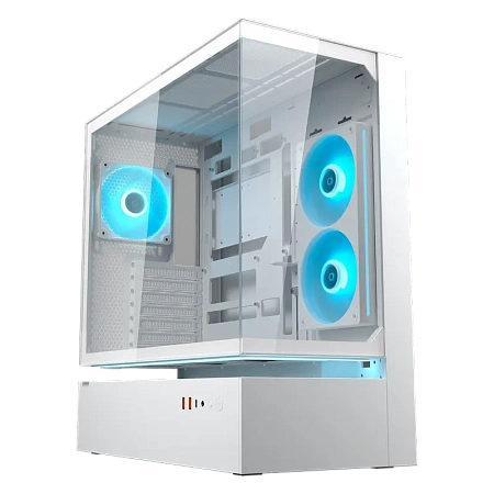 Компьютерный корпус Cougar CFV235 White, Midi-Tower, Без блока питания, Белый Компьютерный корпус Cougar CFV235 White, Midi-Tower, Без блока питания, Белый