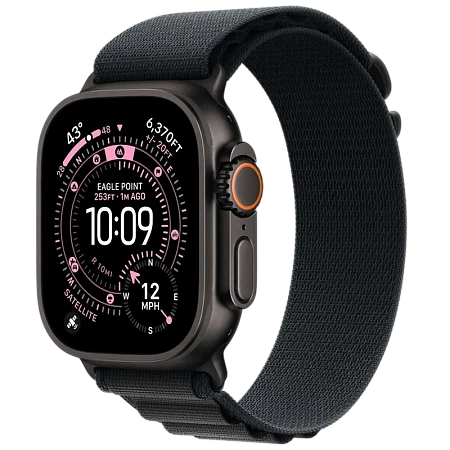 Умные часы Apple Watch Ultra 3, 49мм, Black Alpine Loop, iphone, xiaomi, samsung, oppo, чехол, стекло