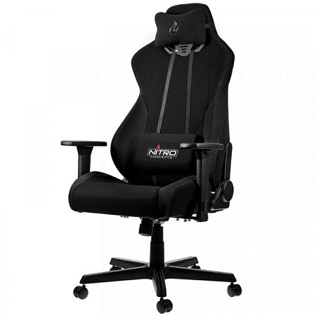 Gaming Chair Nitro Concepts S300 Stealth Black, User max load up to 135kg / height 165-195cm