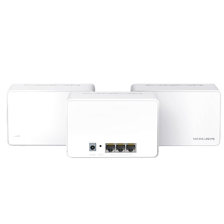 Whole-Home Mesh Dual Band Wi-Fi 6 System MERCUSYS, "Halo H80X(3-pack)", 3000Mbps, MU-MIMO,Gbit Ports