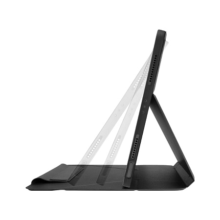 Uniq Tablet Case iPad Air 11 (2024) Ryze 360, Midnight Black