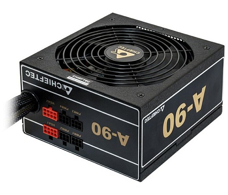 Power Supply ATX 750W Chieftec A-90 GDP-750C, 90+, 140mm, Active PFC, Semi-modular, Black