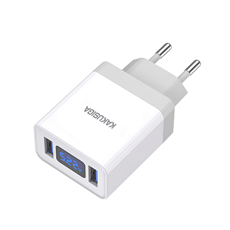 Ksiga Wall Charger Dual Port KSC-756 Bangneng, White Ksiga Wall Charger Dual Port KSC-756 Bangneng, White