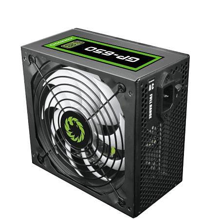Power Supply ATX 650W GAMEMAX GP-650, 80+ Bronze, 140mm, Active PFC, DC/DC, Flat cable design, Black