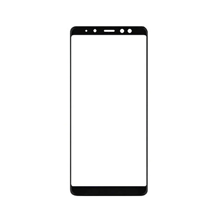 Helmet Glass 3D Round Edge Samsung A8 Plus (2018) Black