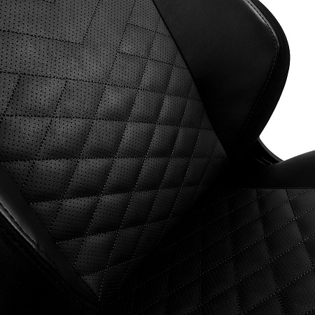 Gaming Chair Noble Hero NBL-HRO-PU-BLA Black/Black, User max load up to 150kg / height 165-190cm