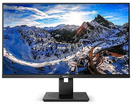 31.5" PHILIPS 328B1, Black, VA, 3840x2160, 75Hz, 4ms, 350cd, 50M:1, DP+HDMI+USB+AudioOut, Spkrs