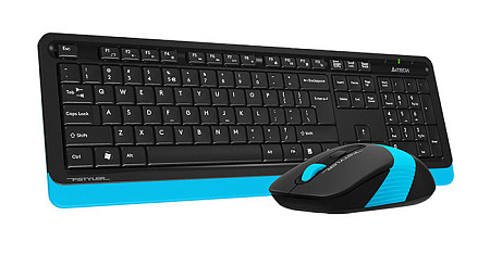 Wireless Keyboard & Mouse A4Tech FG1010, 12 Fn Keys, Laser Engraving, Splash Proof, 1200-2000dpi, 4 Wireless Keyboard & Mouse A4Tech FG1010, 12 Fn Keys, Laser Engraving, Splash Proof, 1200-2000dpi, 4