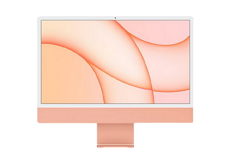 Моноблок Apple iMac A2438, M1 with 8-core CPU and 8-core GPU, 16ГБ/512Гб, macOS Big Sur, Оранжевый