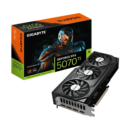 Видеокарта Gigabyte GV-N507TWF3OCV2-16GD, 16 ГБ GDDR7 256бит,процессоры ,оперативная память, ssd, M2, hdd, кейсы
