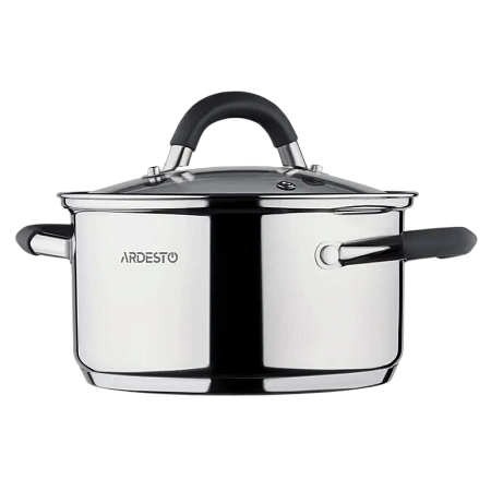 Кастрюля Ardesto AR1908CS, 0,8л, 12см, Нержавеющая сталь