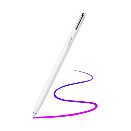 UGREEN Smart Stylus for iPad 2018-2025, Faster Charge Tilt Sensitivity, White