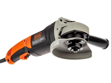 Angle Grinder Black+Decker (KG1202K-QS) 1200 W Kitbox, 125mm 11.000 rpm