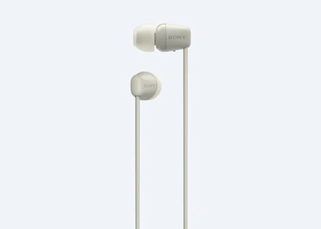 Bluetooth Earphones SONY WI-C100, Beige Bluetooth Earphones SONY WI-C100, Beige