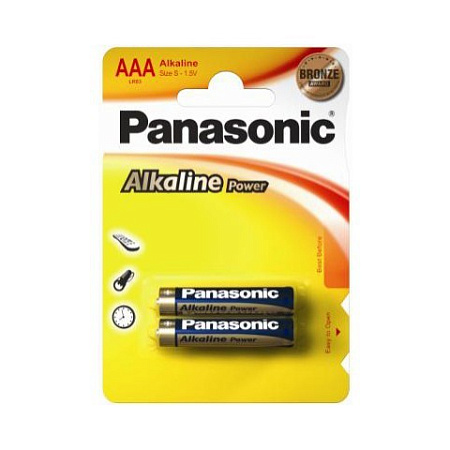 Panasonic "ALKALINE Power" AAA Blister* 2, Alkaline, LR03REB/2BP