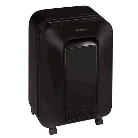 Fellowes  Powershred® LX201 Black, DIN Level P-5, Cross4х12mm, Capacity 12sheets, Vol.22 lit Staples