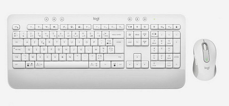 Wireless Keyboard & Mouse Logitech MK650, Quiet typing, Palm rest, Media сontrols, 4000dpi, 5 button
