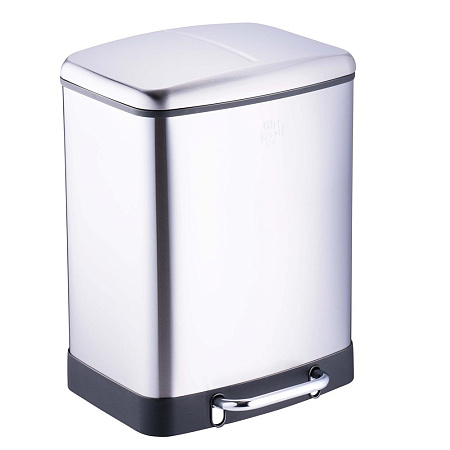 Dirt Devil Pedal Bin 2x12 L Soft Close Silver DDPBIN2X12 Dirt Devil Pedal Bin 2x12 L Soft Close Silver DDPBIN2X12