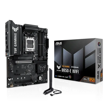 Материнская плата ASUS TUF GAMING B850-E WIFI, AM5, AMD B850, ATX Материнская плата ASUS TUF GAMING B850-E WIFI, AM5, AMD B850, ATX