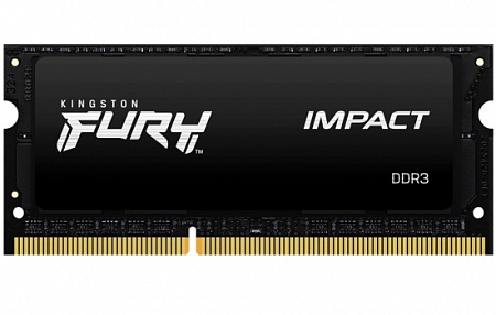 4GB DDR3 1600MHz SODIMM 204pin Kingston FURY Impact (KF316LS9IB/4), CL9-9-9, 1.35V, Black 4GB DDR3 1600MHz SODIMM 204pin Kingston FURY Impact (KF316LS9IB/4), CL9-9-9, 1.35V, Black