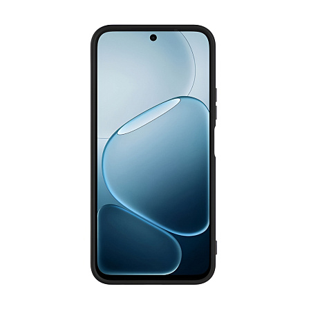WOO Case Liquid Silicone Oppo A6X 5G, Black