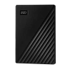 Внешний портативный жесткий диск Western Digital WD My Passport, 4 ТБ, Чёрный (WDBPKJ0040BBK-WESN)