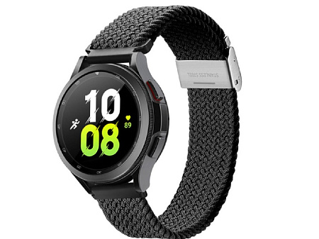DUDUSTMVSM22MMBK DUX DUCIS Strap Braided Nylon Mixture II Samsung/ Xiaomi/ Huawei Watch 22MM, Black, iphone, xiaomi, samsung, oppo, чехол, стекло