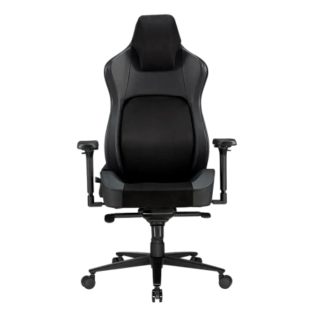 Игровое кресло Lumi CH06-39, Ткань, Искусственная кожа, Чёрный