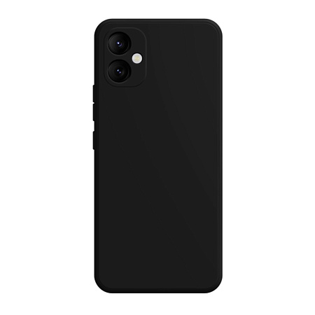 Helmet Case Liquid Silicone Samsung A05, Black Helmet Case Liquid Silicone Samsung A05, Black