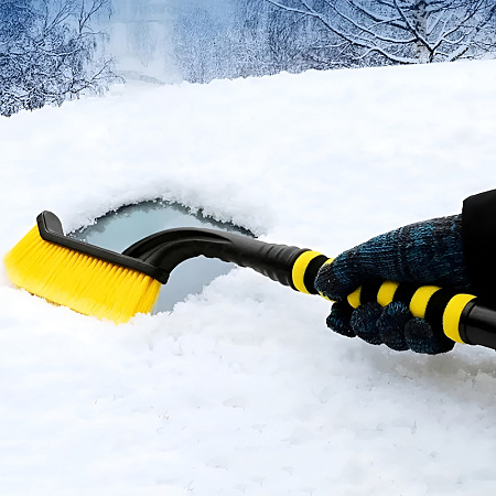 Winter Auto Cleaning Brush Detachable Ice Scraper Remover