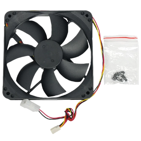 PC Case Fan Chieftec AF-0825S, 80x80x25 mm, 20 dBA, 23 CFM, 2000RPM, 3pin/Molex