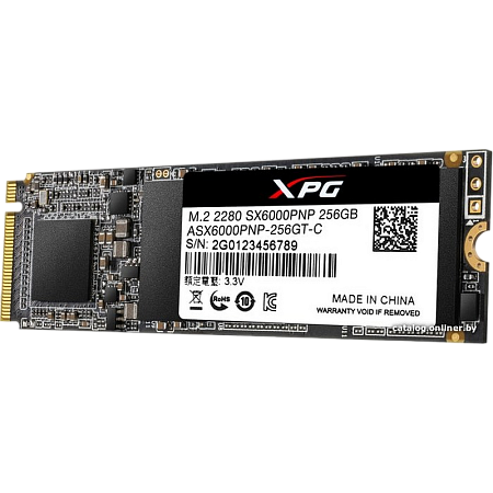 .M.2 NVMe SSD 256GB ADATA XPG SX6000 Pro [PCIe 3.0 x4, R/W:2100/1200MB/s, 190K/180K IOPS, 150TB .M.2 NVMe SSD 256GB ADATA XPG SX6000 Pro [PCIe 3.0 x4, R/W:2100/1200MB/s, 190K/180K IOPS, 150TB
