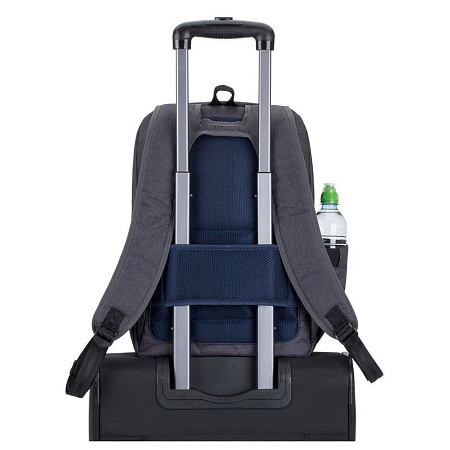 Backpack Rivacase 7760, for Laptop 15,6" & City bags, Canvas Black